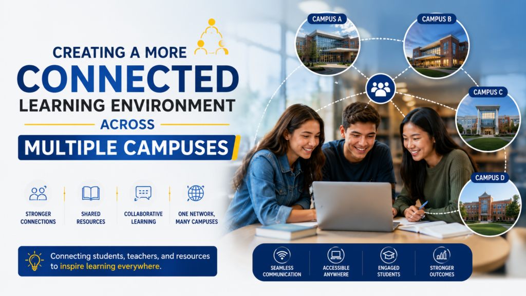 Creating a More Connected Learning Environment Across Multiple Campuses