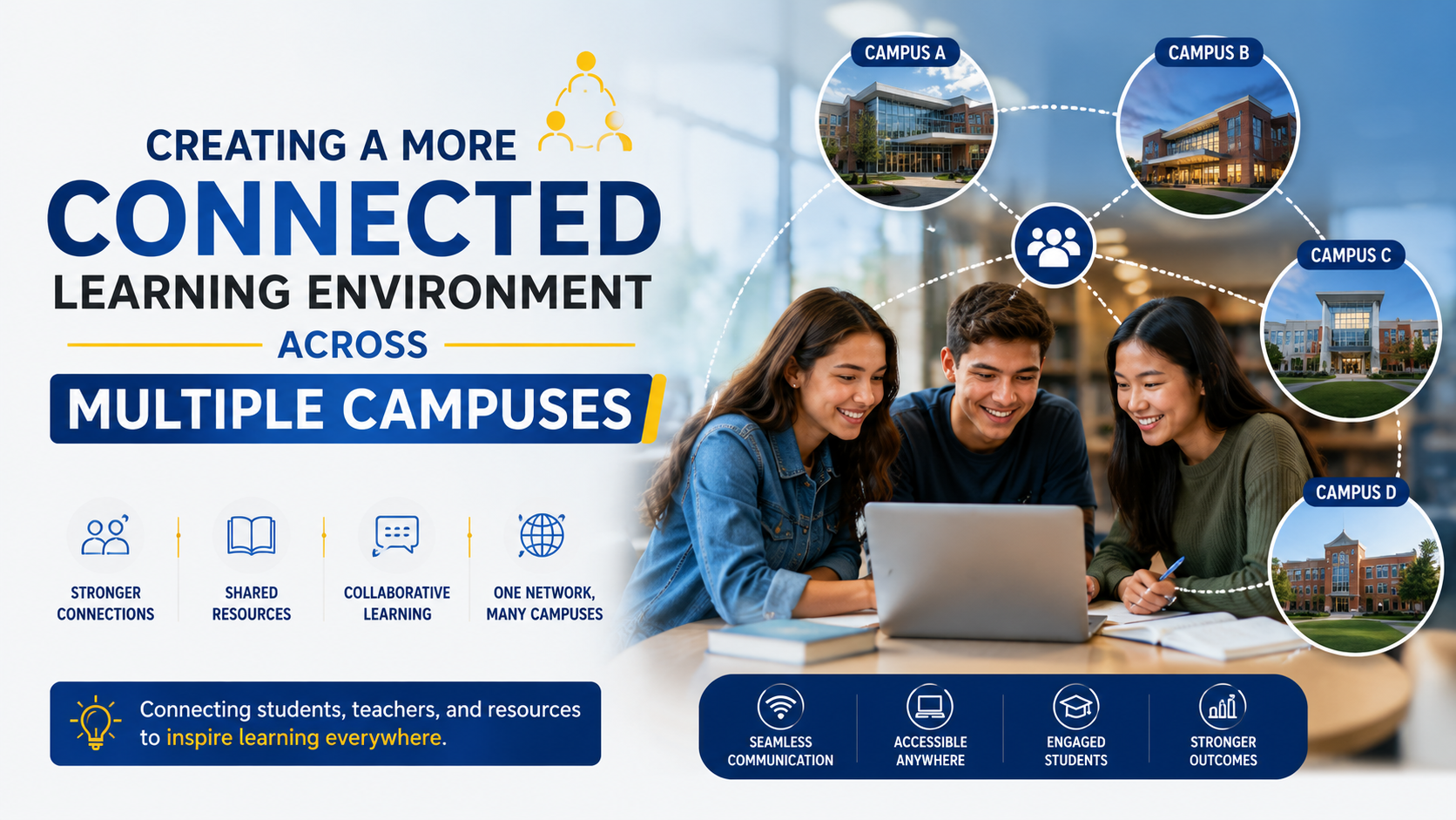 Creating a More Connected Learning Environment Across Multiple Campuses