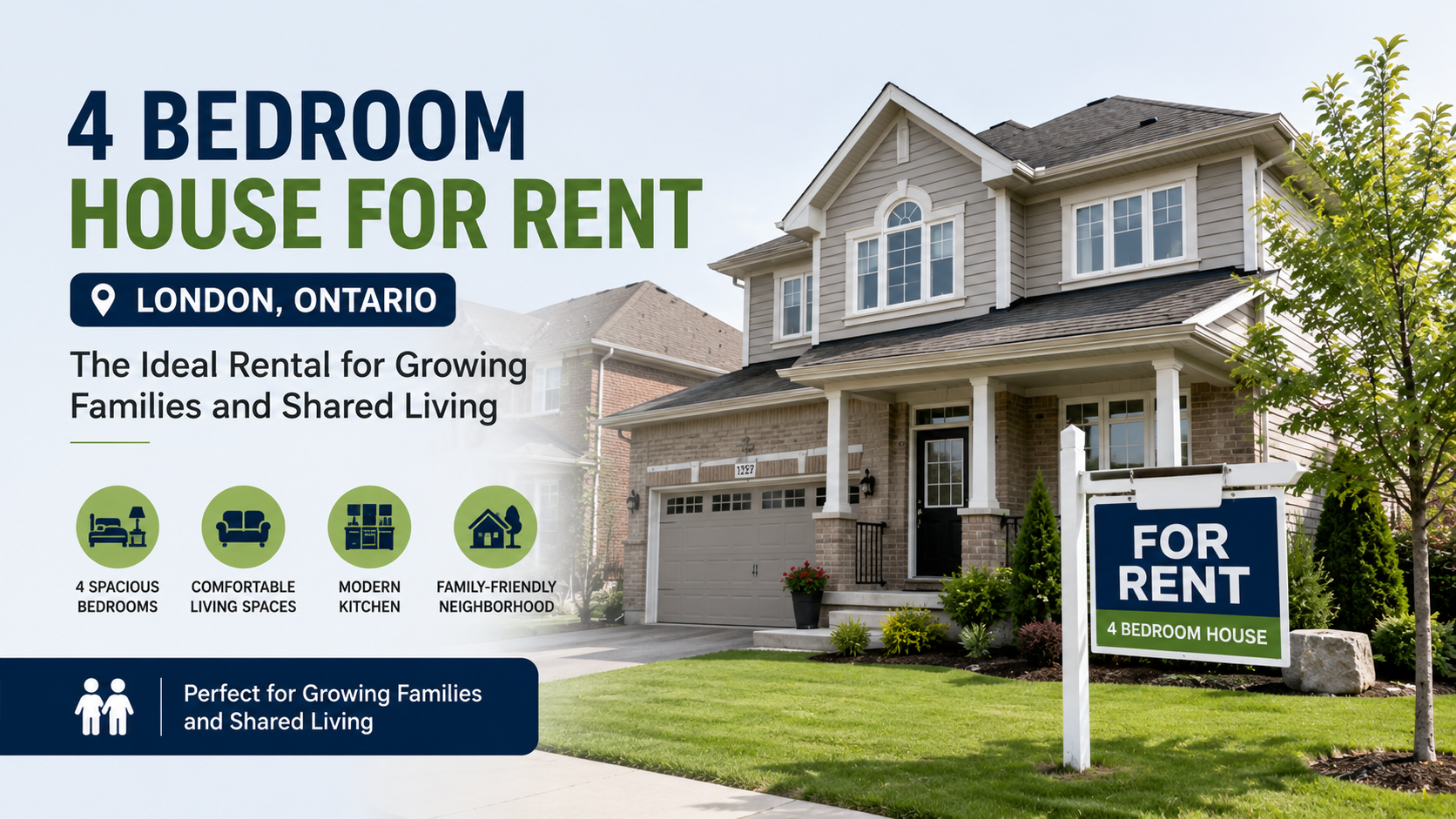 4 Bedroom House for Rent London Ontario: The Ideal Rental for Growing Families and Shared Living
