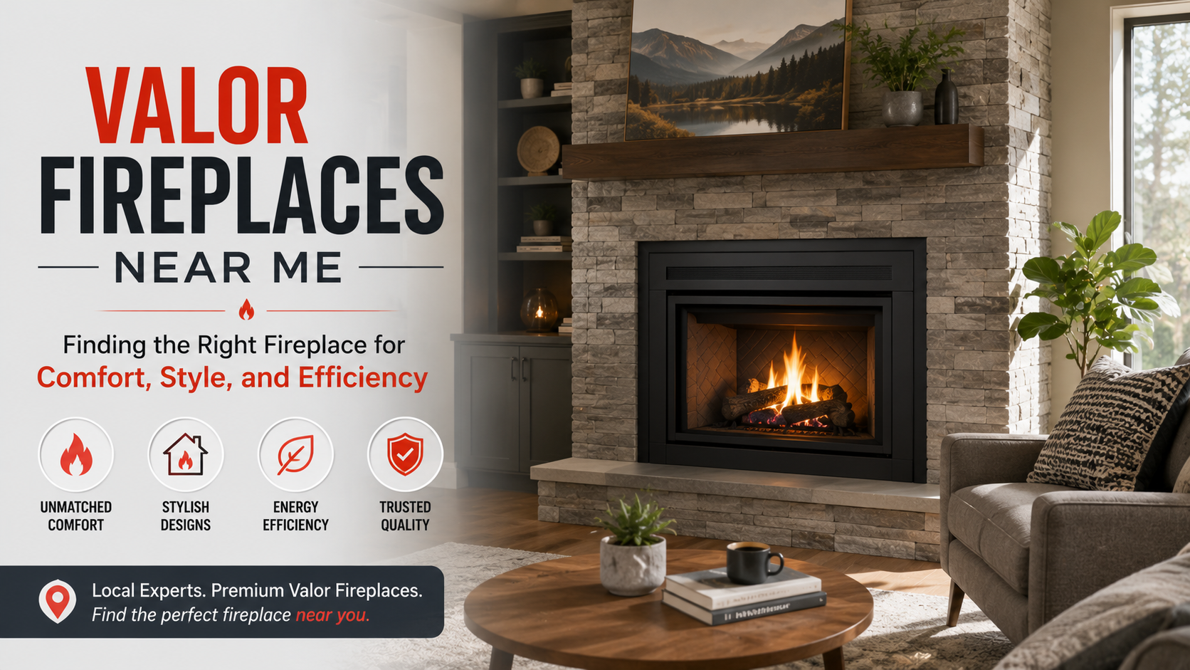 Valor Fireplaces Near Me: Finding the Right Fireplace for Comfort, Style, and Efficiency
