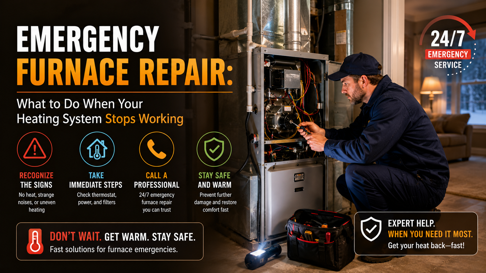 Emergency Furnace Repair: What to Do When Your Heating System Stops Working