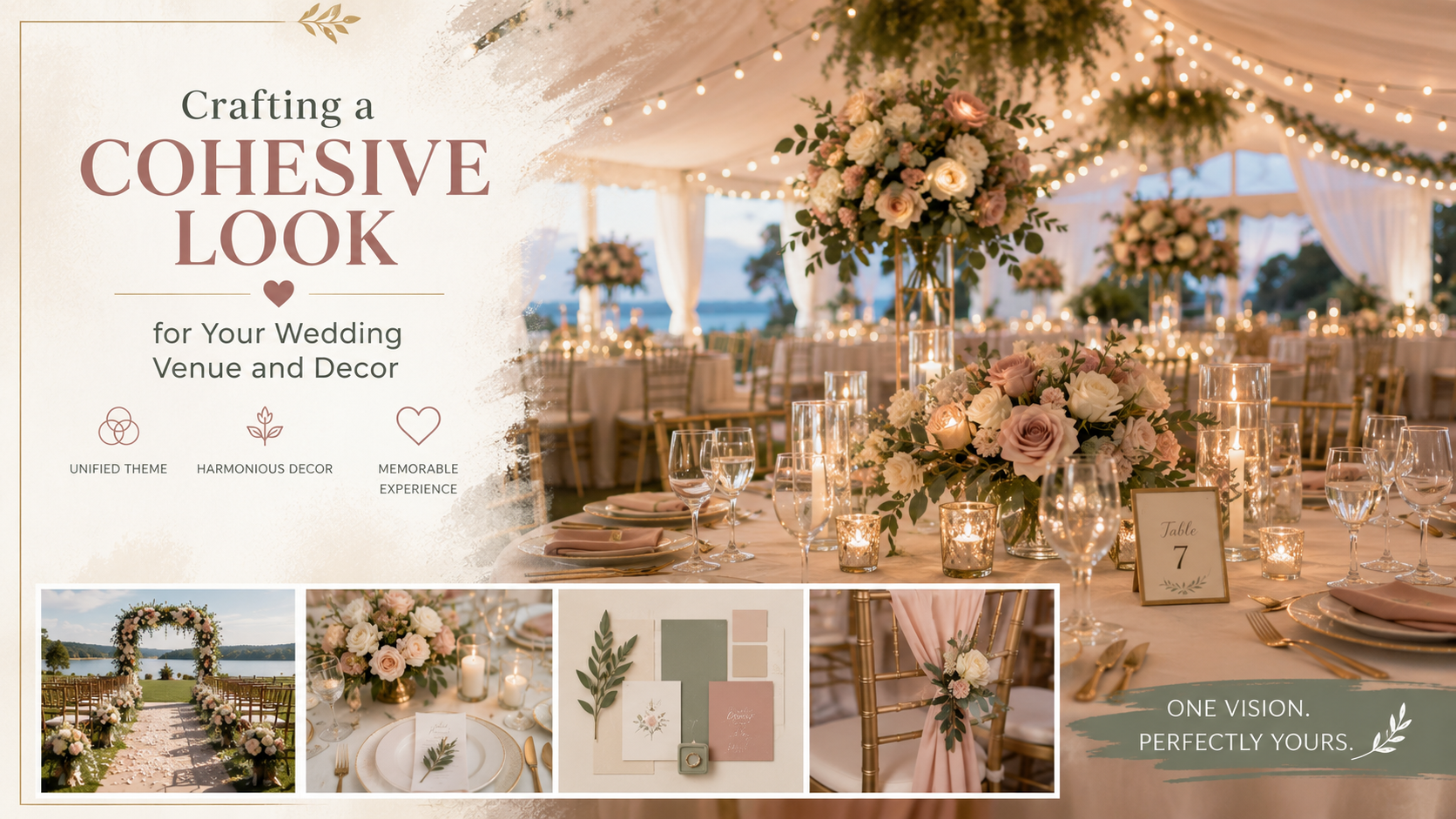 Crafting a Cohesive Look for Your Wedding Venue and Decor