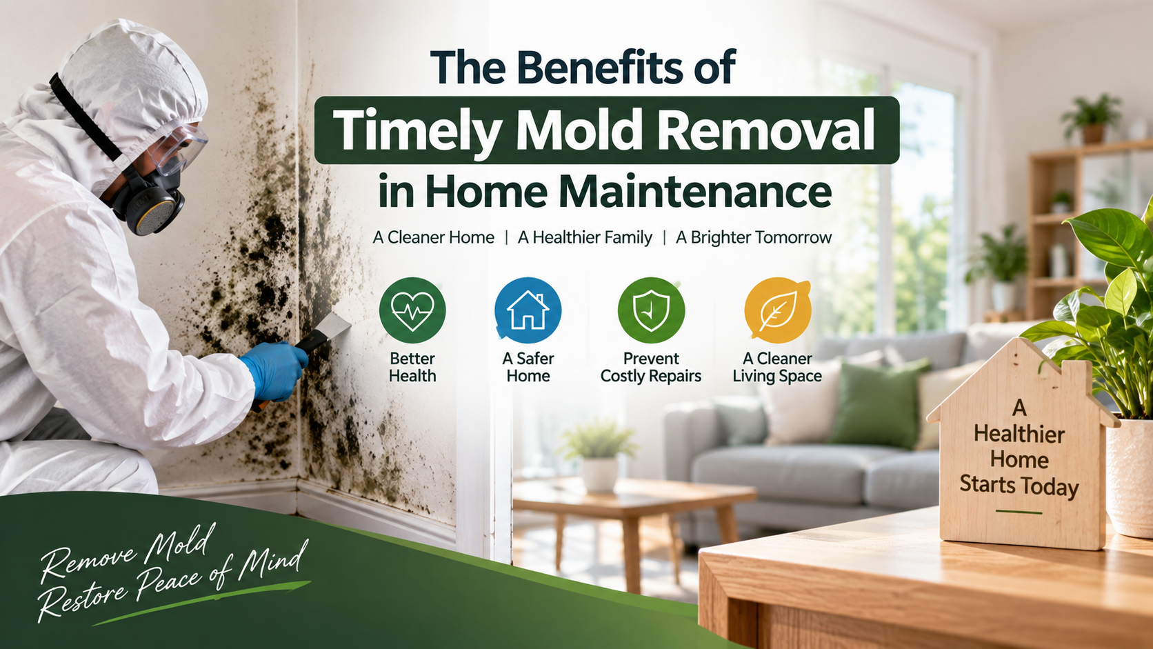 The Benefits of Timely Mold Removal in Home Maintenance