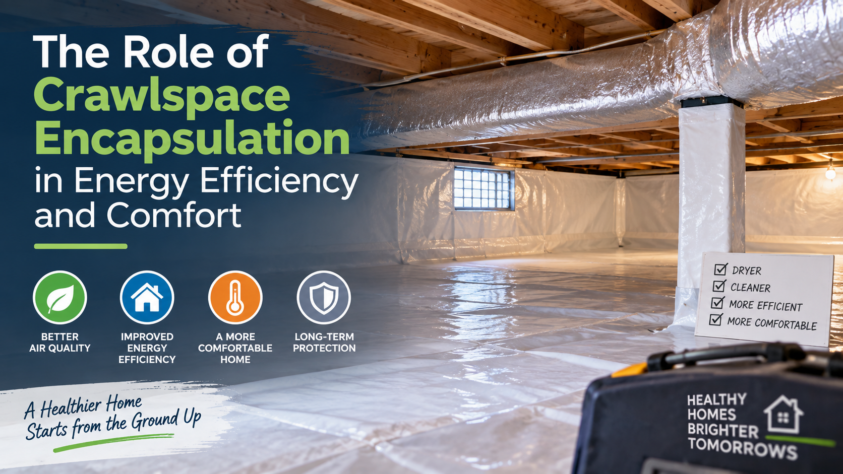 The Role of Crawlspace Encapsulation in Energy Efficiency and Comfort